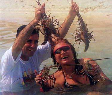 Rocío y Ortega Cano en vacaciones en el Caribe colombiano