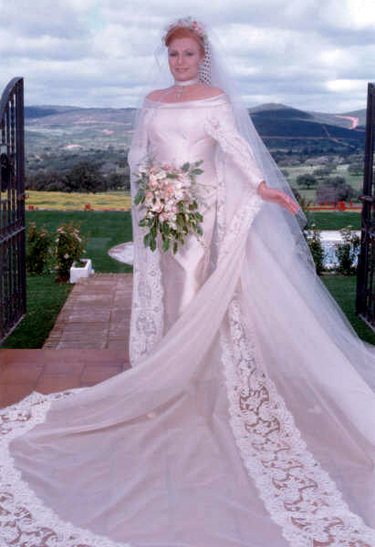 Vestido de matrimonio de Rocío Jurado