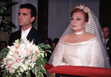 Rocío Jurado y José Ortega Cano en el día de su boda