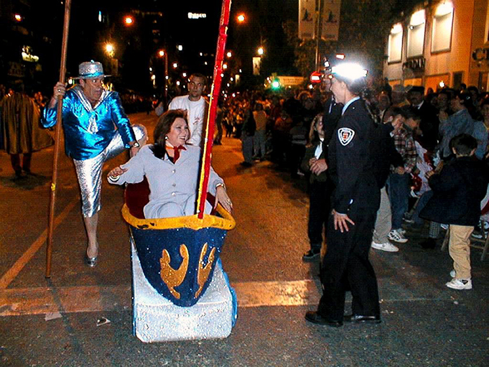 Rocío durante la celebración de El Entierro de la Sardina en las Fiestas de Primavera