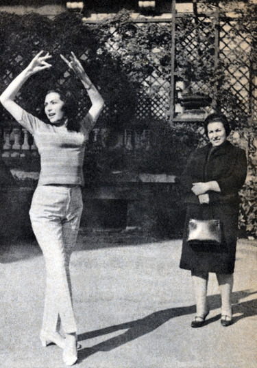 Rocío y su madre durante el Festival Internacional de Cine de San Sebastián.