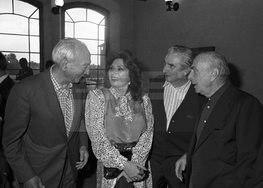 Rocío con Isidro Langara, Miguel Muñoz y Luis Regueiro