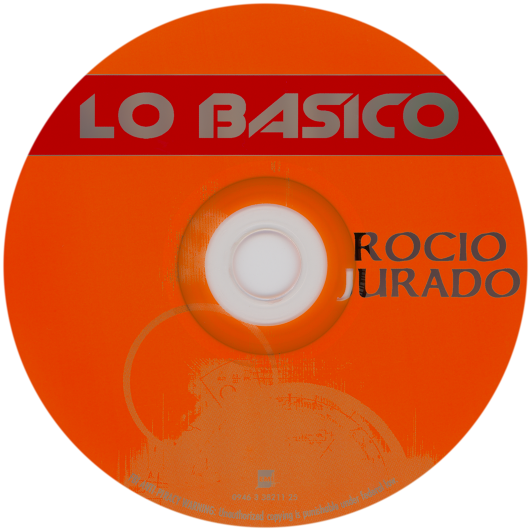 Carátula del disco óptico del CD «Lo basico»