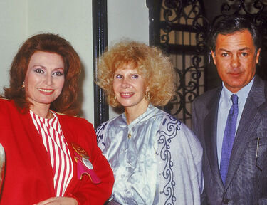 Rocío con la duquesa de Alba y Pedro