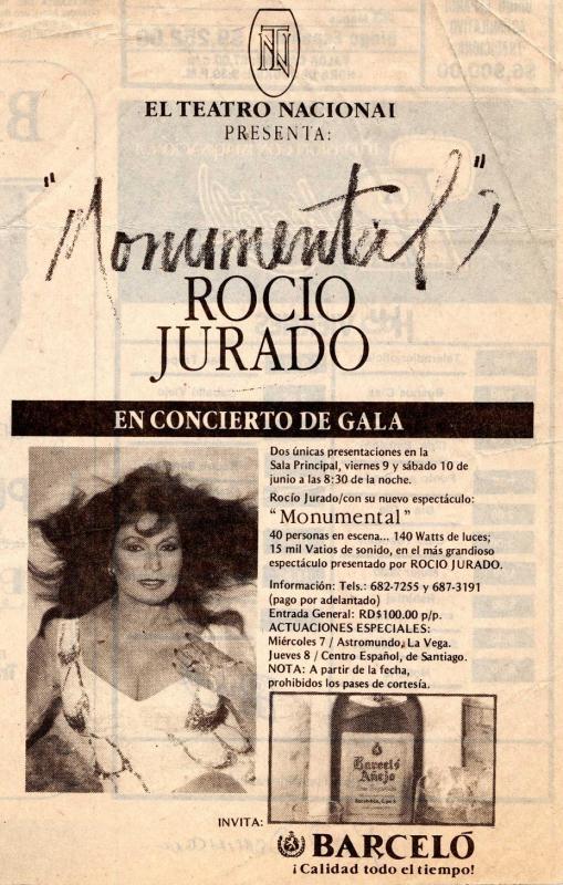 Cartel relacionado con Rocío Jurado