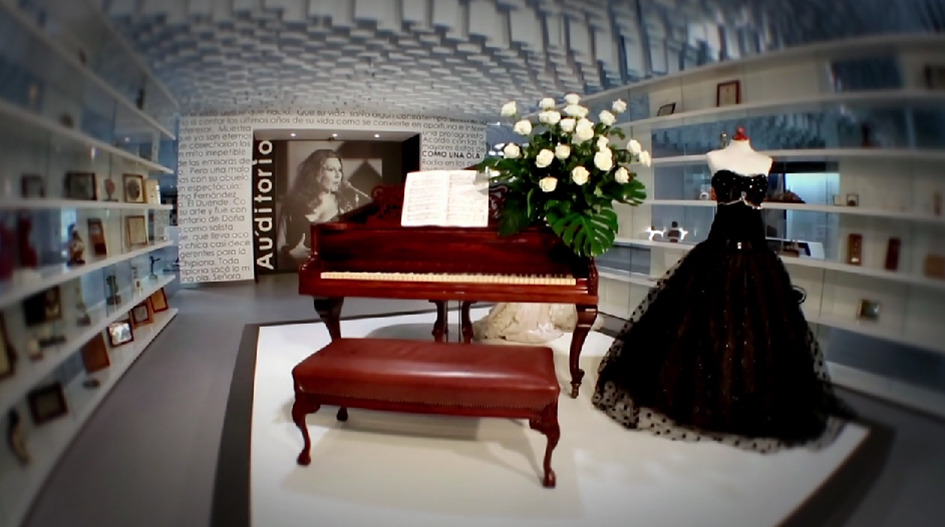 Foto del video promocional sobre el Museo Rocío Jurado