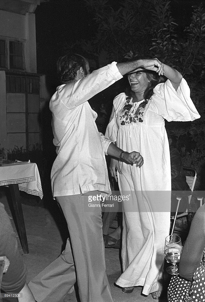 Rocío durante la fiesta de cumpleaños de su hermana Gloria