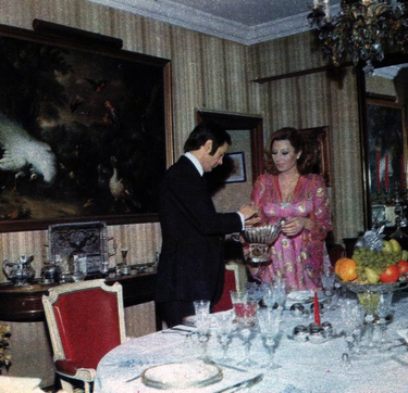 Rocío y Pedro Carrasco en los preparativos de la cena de Nochebuena