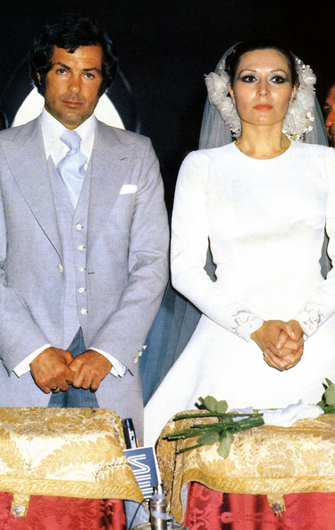 Rocío Jurado y Pedro Carrasco en el día de su boda