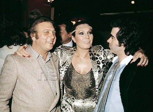Rocío junto con Manolo Sanlúcar, El Lebrijano, durante un acto público