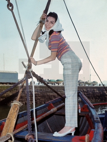 Rocío durante el Festival Internacional de Cine de San Sebastián