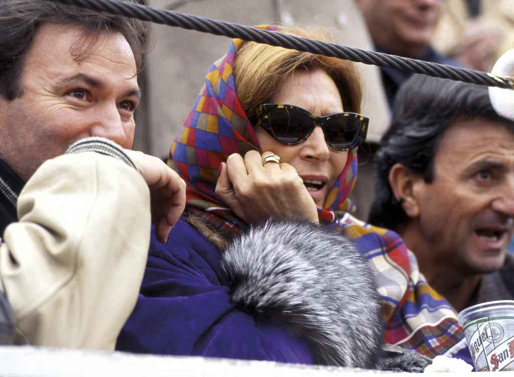 Rocío Jurado con su hermano Amador Mohedano y Juan de la Rosa