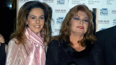 Rocío Jurado con su hija Rocío Carrasco