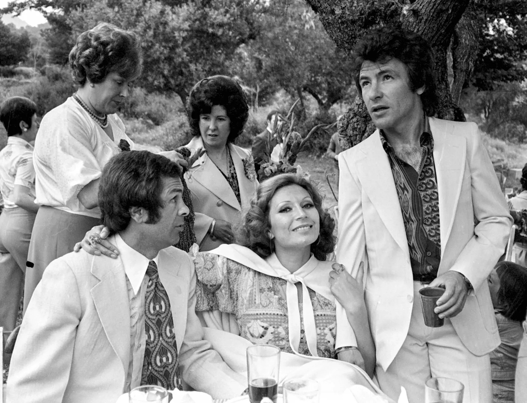 Rocío Jurado y Pedro Carrasco en la boda de Ángel Nieto