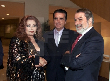 Rocío, José Ortega Cano, Jaime Mayor Oreja en el homenaje a Carlos Herrera