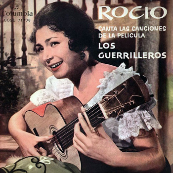 Carátula frontal del EP «Los Guerilleros - Canta las canciones de la película Los Guerilleros»