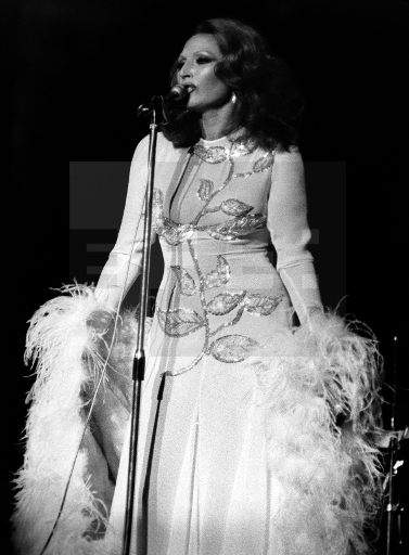 Rocío Jurado en la sala de fiestas madrileña Florida Park