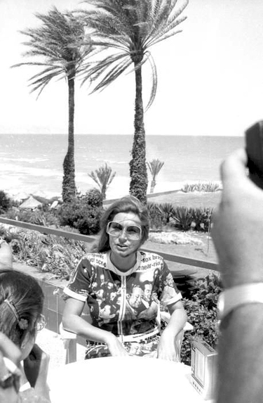 Rocío Jurado pasando unos días de relax en el hotel Sidi San Juan